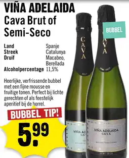 Dirck 3 Viña Adelaida Cava Brut of Semi-Seco aanbieding