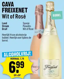 Dirck 3 Cava Freixenet Wit of Rosé aanbieding