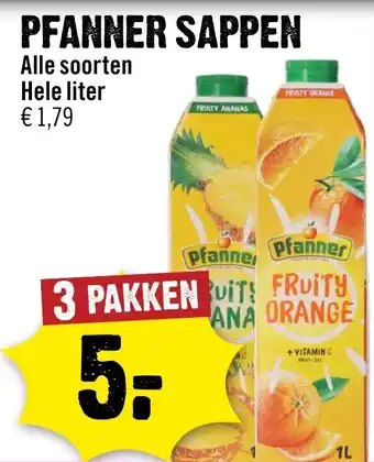 Dirck 3 Pfanner Sappen aanbieding