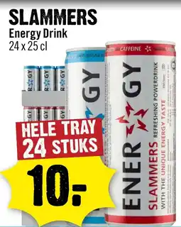 Dirck 3 Slammers Energy Drink aanbieding