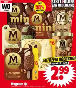 Dirck 3 Magnum ijs aanbieding