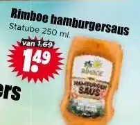 Dirck 3 Rimboe hamburgersaus aanbieding