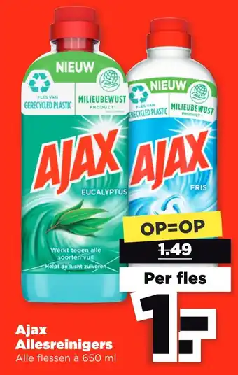 PLUS Ajax Allesreinigers aanbieding