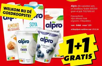 Boni Alpro aanbieding