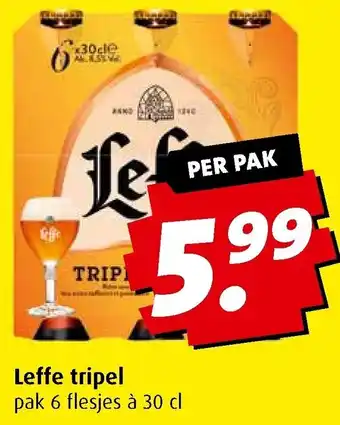 Boni Leffe tripel aanbieding