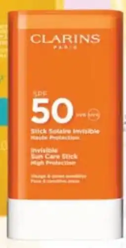 ICI Paris XL Clarins Invisible Sun Care Stick SPF 50 aanbieding