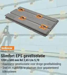 Pontmeyer IsoBouw Slimfort EPS gevelisolatie aanbieding