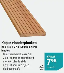Pontmeyer Kapur vlonderplanken aanbieding