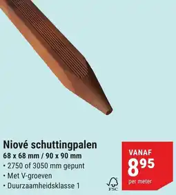 Pontmeyer Niové schuttingpalen aanbieding