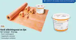 Pontmeyer Kerdi afdichtingsmat en lijm aanbieding