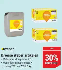 Pontmeyer Diverse Weber artikelen aanbieding