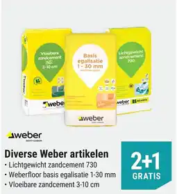 Pontmeyer Diverse Weber artikelen aanbieding