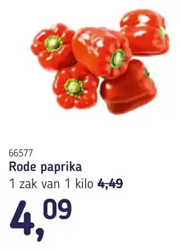 Van Hoeckel Rode paprika aanbieding