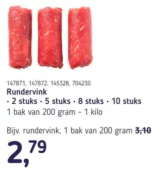 Van Hoeckel Rundervink aanbieding