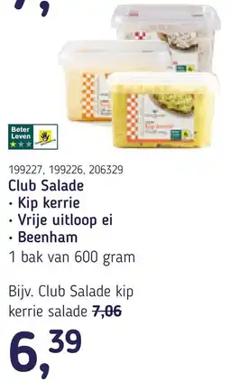 Van Hoeckel Club Salade aanbieding