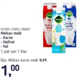 Van Hoeckel Melkan melk aanbieding