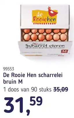Van Hoeckel De Rooie Hen scharrelei bruin M aanbieding