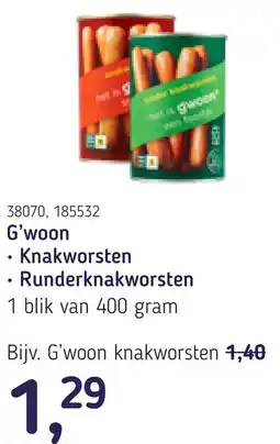 Van Hoeckel G'woon aanbieding