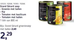 Van Hoeckel Grand Gérard soep aanbieding