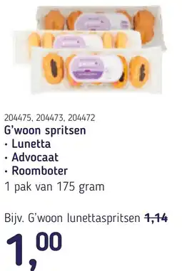 Van Hoeckel G'woon spritsen aanbieding