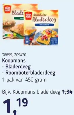 Van Hoeckel Koopmans aanbieding