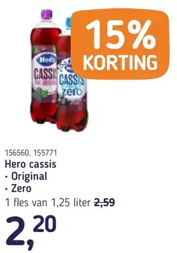 Van Hoeckel Hero cassis Original of Zero aanbieding