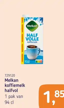 Van Hoeckel Melkan koffiemelk halfvol aanbieding