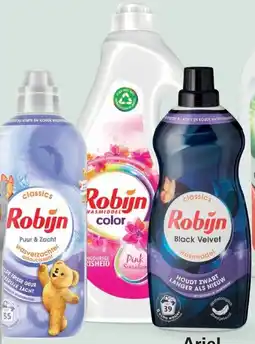 Sligro Robijn Vloeibaar Wasmiddel en wasverzachter aanbieding