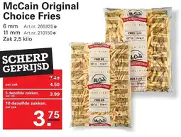 Sligro McCain Original Choice Fries aanbieding