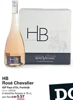 Sligro HB Rosé Chevalier aanbieding