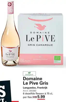 Sligro Domaine Le Pive Gris aanbieding