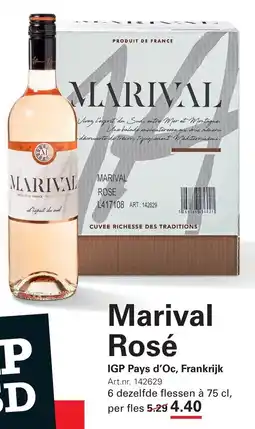 Sligro Marival Rosé aanbieding