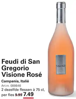 Sligro Feudi di San Gregorio Visione Rosé aanbieding