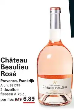 Sligro Château Beaulieu Rosé aanbieding