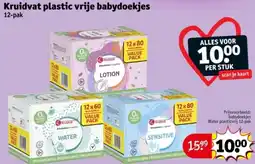 Kruidvat Kruidvat plastic vrije babydoekjes aanbieding
