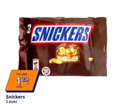 Action Snickers aanbieding