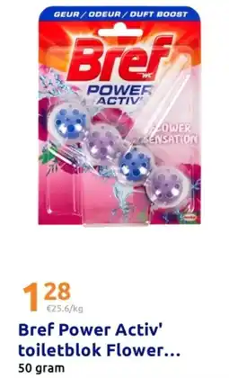 Action Bref Power Activ' toiletblok Flower Sensation aanbieding