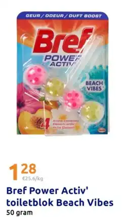 Action Bref Power Activ' toiletblok Beach Vibes aanbieding