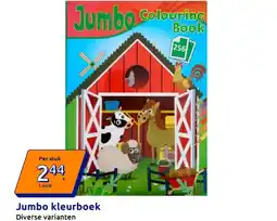 Action Jumbo kleurboek aanbieding