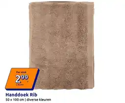 Action Handdoek Rib aanbieding