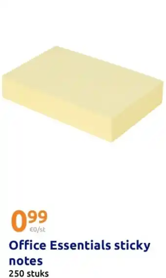 Action Office Essentials sticky notes aanbieding