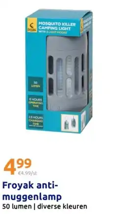 Action Froyak anti-muggenlamp aanbieding