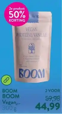 Holland & Barrett BOOM Vegan ProteÃ¯ne Vanille aanbieding