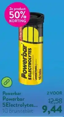 Holland & Barrett Powerbar 5Electrolytes Lemon Tonic + CafeÃ¯ne - 10 bruistabletten aanbieding