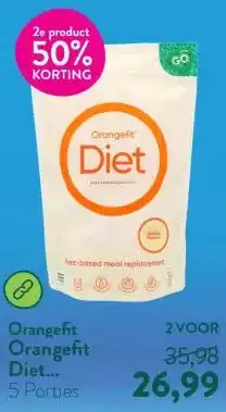 Holland & Barrett Orangefit Diet Vanillesmaak – 325g aanbieding