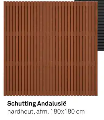 Schutting Andalusië Hardhout