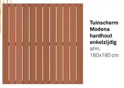Karwei Tuinscherm Modena hardhout enkelzijdig aanbieding