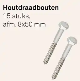 Karwei Houtdraadbouten aanbieding
