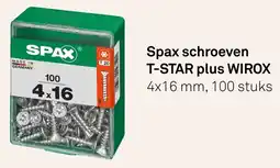 Karwei Spax schroeven T-Star Plus Wirox aanbieding