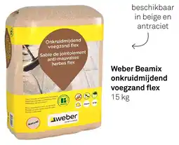 Karwei Weber Beamix onkruidmijdend voegzand flex aanbieding